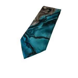 J. Garcia Rhino & Puppy Watercolor Collection Artist Proof No. 7 Tie